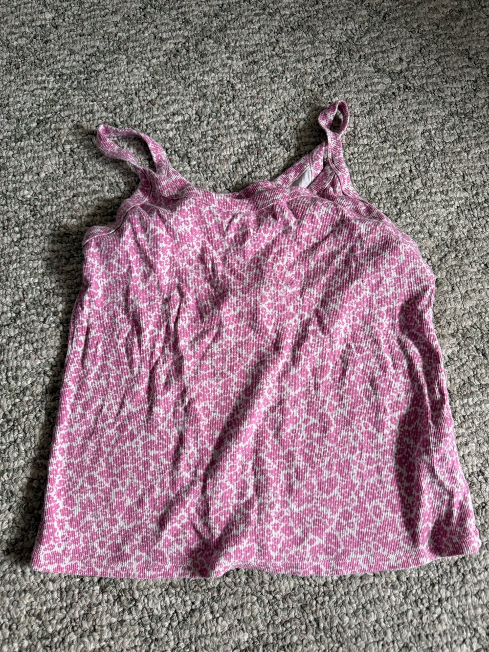 OLD NAVY Women's Pink Floral Print Cami Tank Top